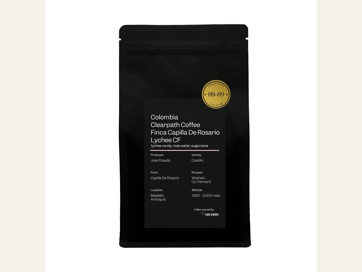 Colombia - Clearpath Coffee Finca Capilla De Rosario Lychee CF coffee bag