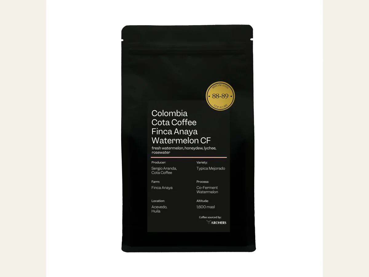 Colombia - Cota Coffee Finca Anaya - Watermelon CF coffee bag