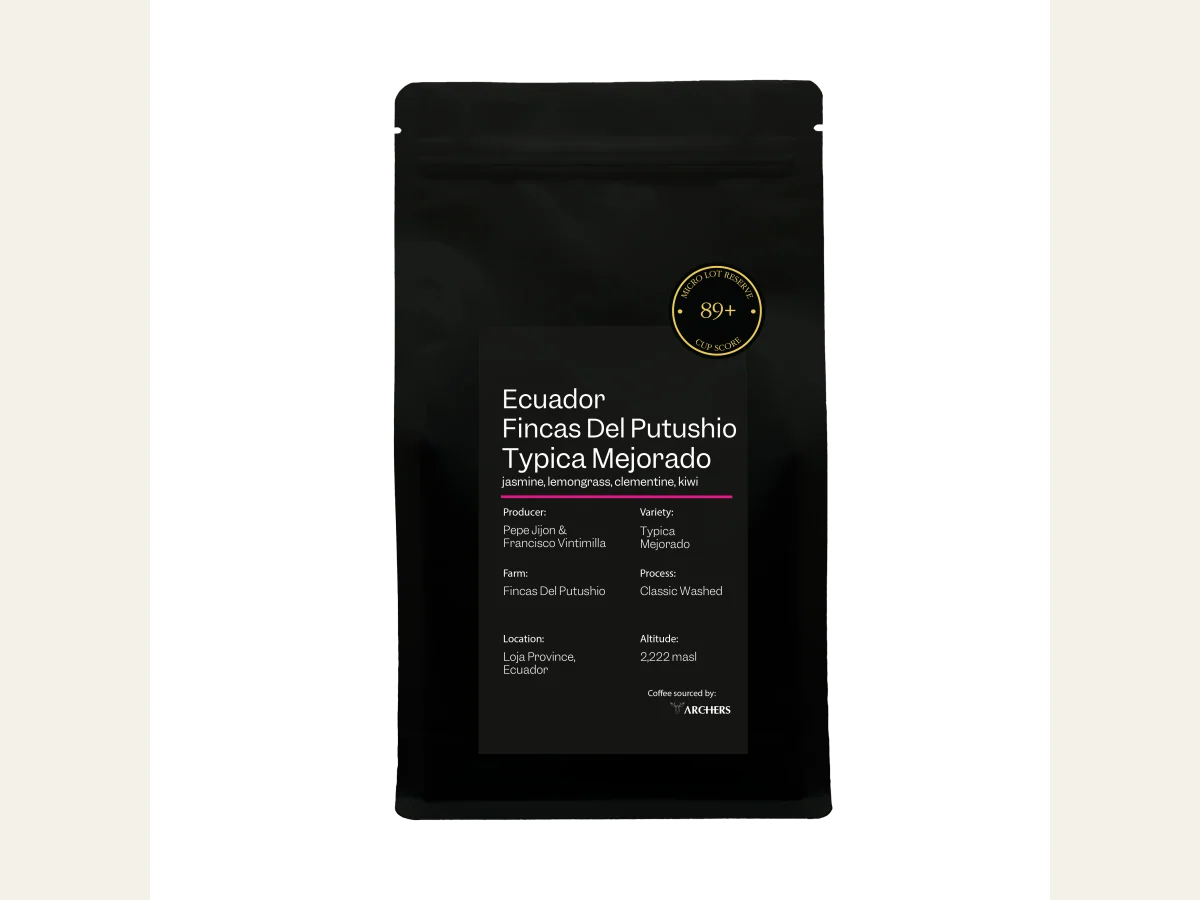 Ecuador - Fincas Del Putushio, Typica Mejorado coffee bag