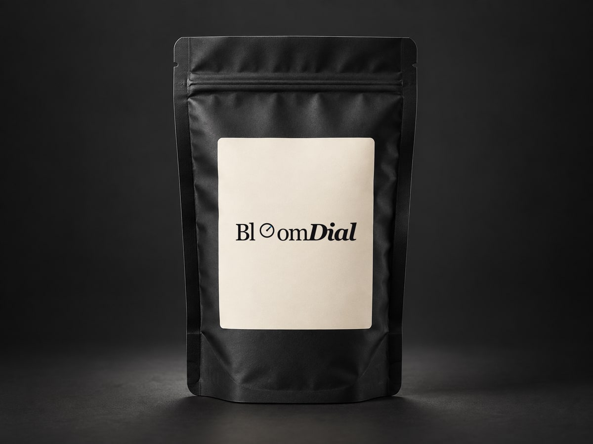 Test Beans coffee bag