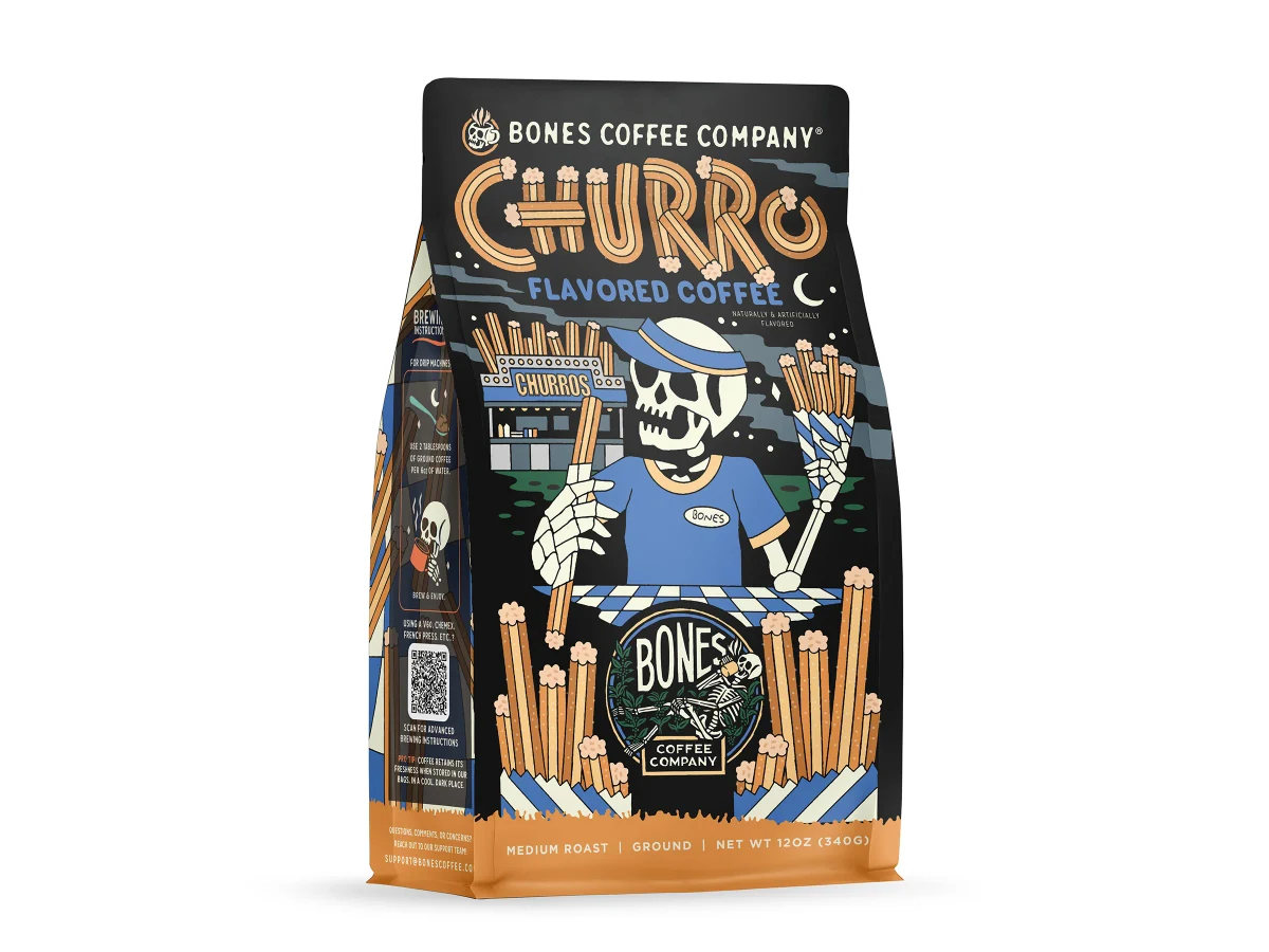 Churro coffee bag