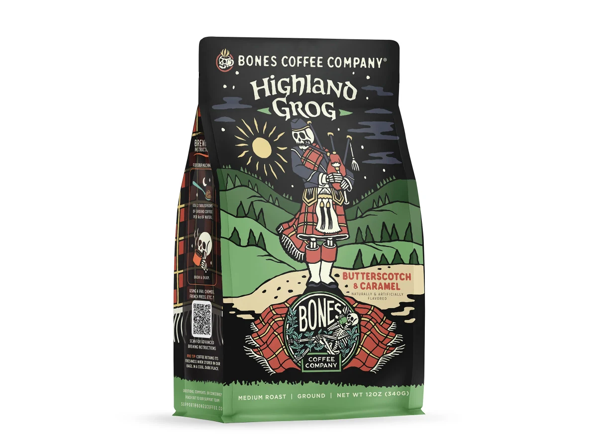 Highland Grog coffee bag