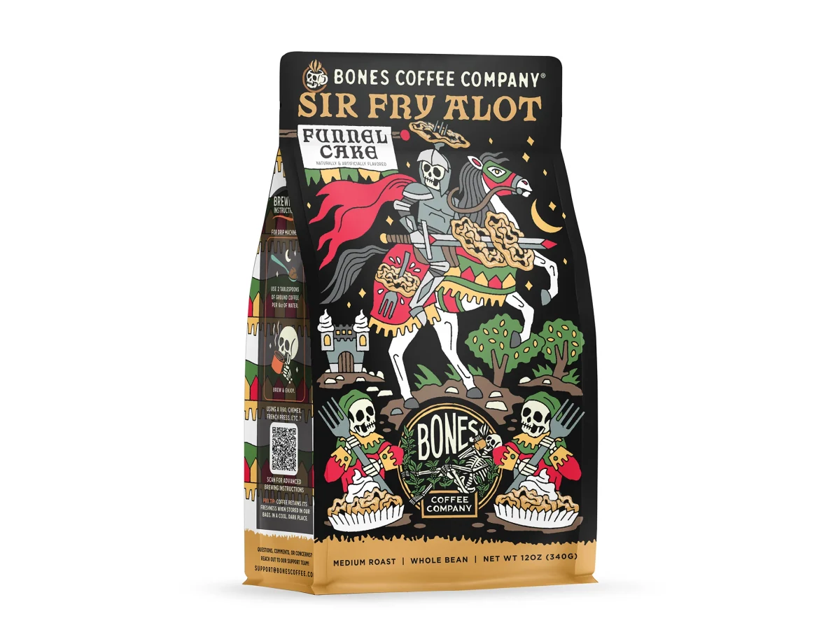 Sir Fry Alot coffee bag