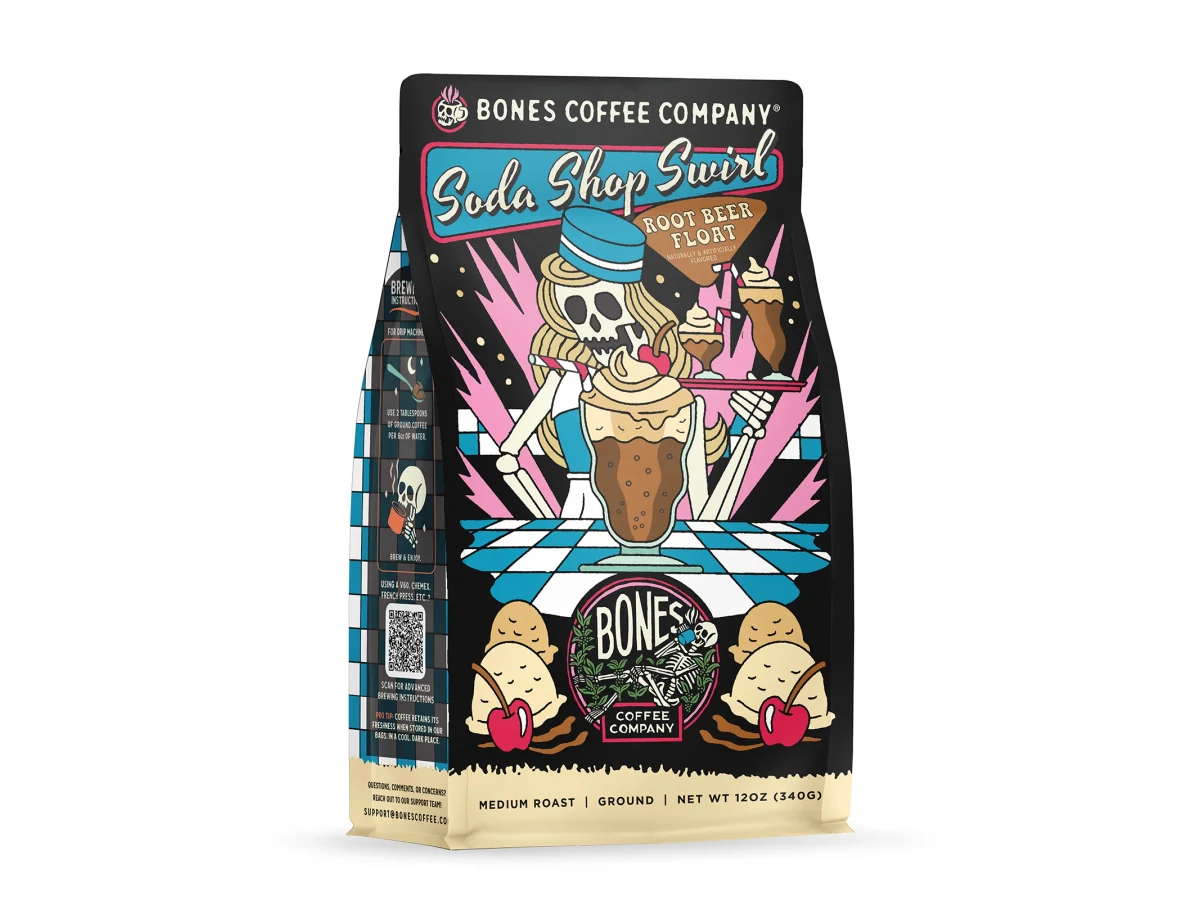 Soda Shop Swirl coffee bag