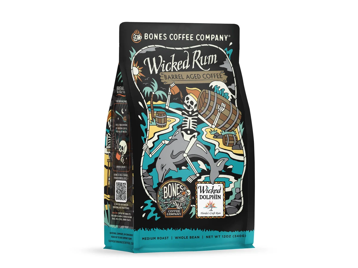 Wicked Rum Barrel-Aged Coffee coffee bag